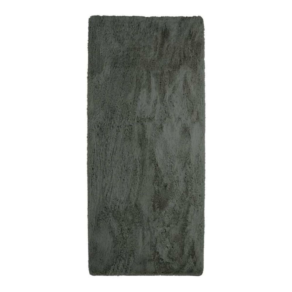 Tapis  à base fine et souple extra doux gris foncé 80x180