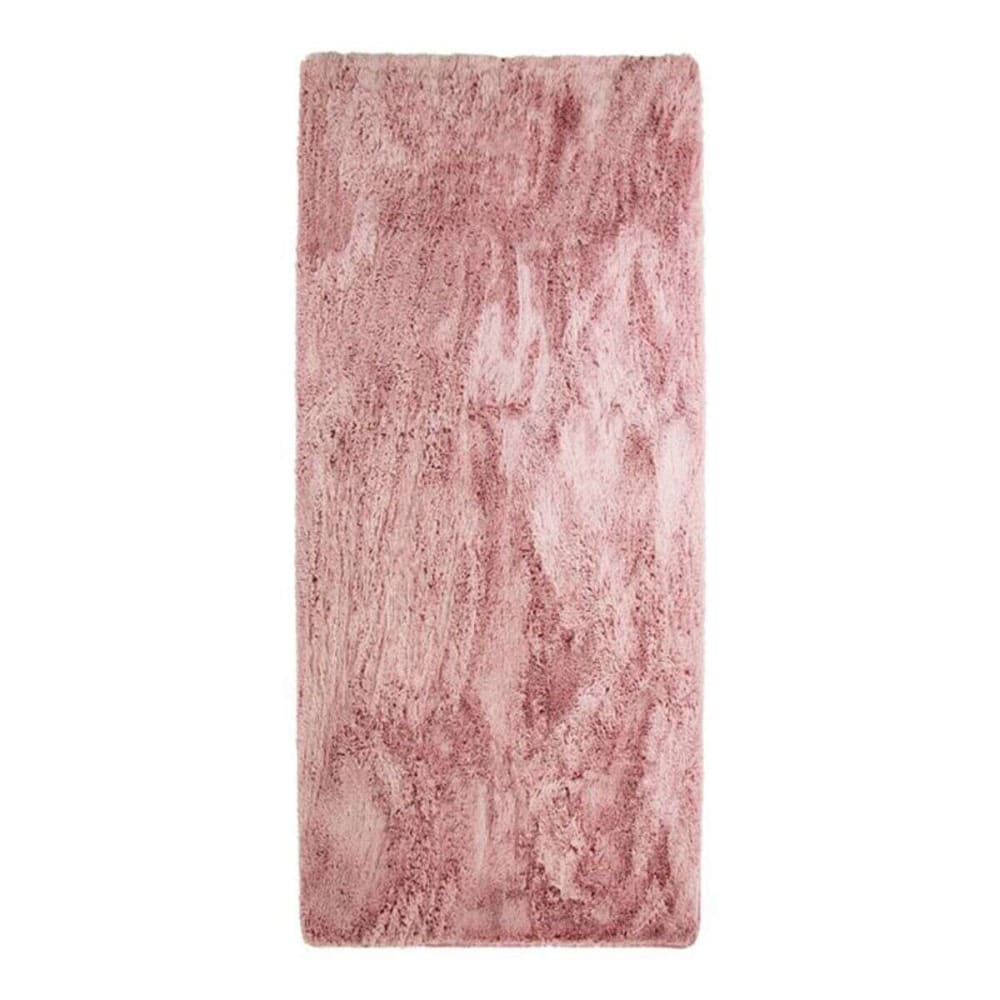Tapis  à base fine et souple extra doux rose 80x180