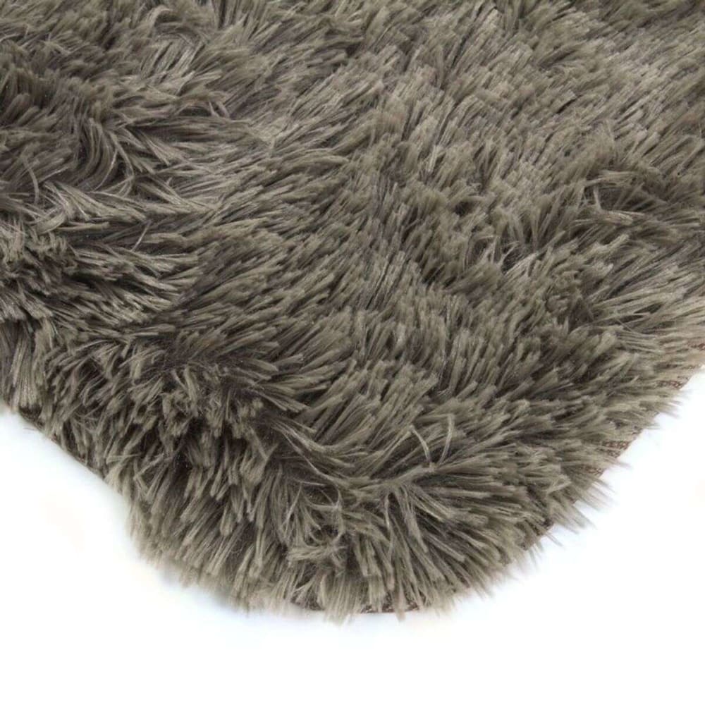 Tapis à base fine et souple extra doux taupe 80x180 — vue 4