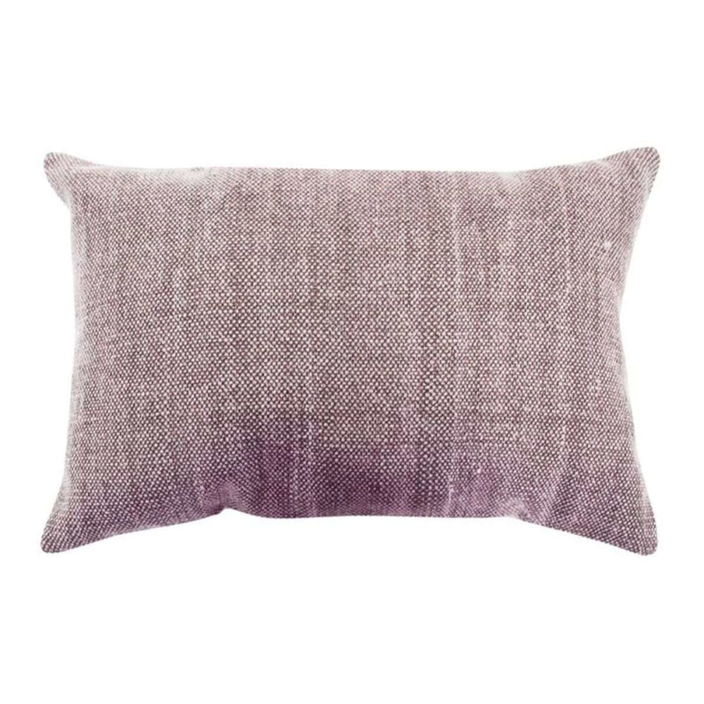 Coussin effet délavé rose poudré 60x40 — vue 3