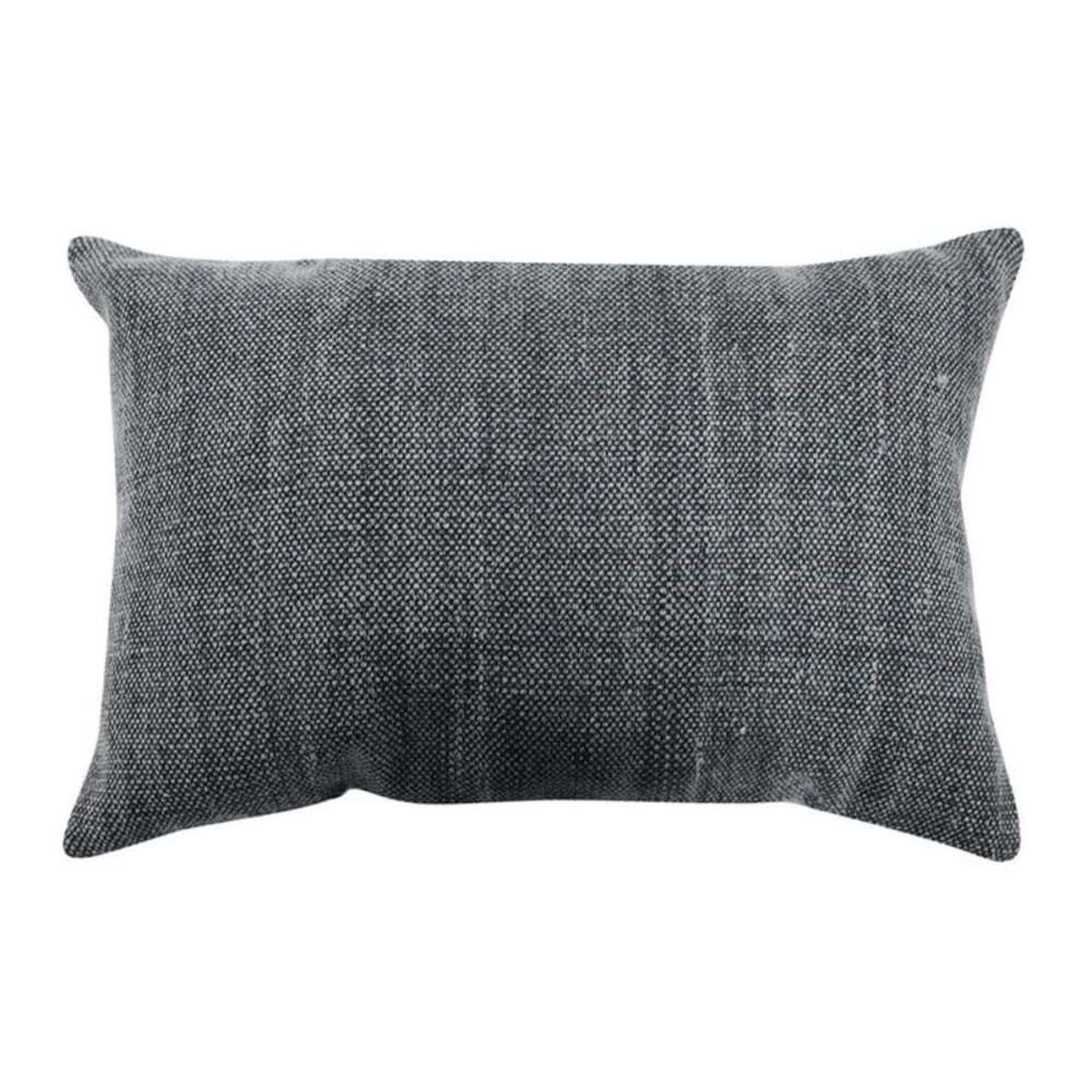 Coussin effet délavé noir 60x40 — vue 3