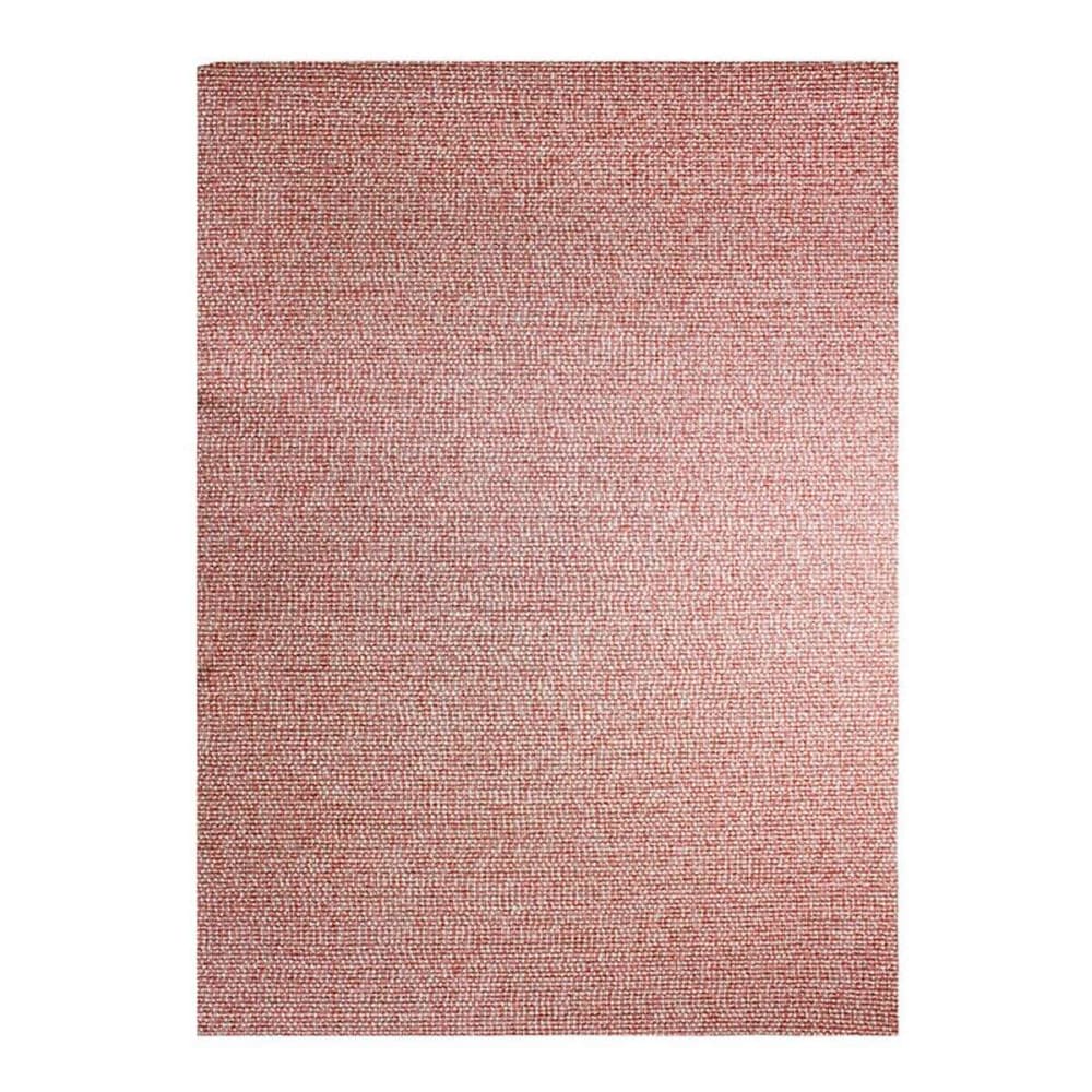 Tapis effet tweed pour intérieur et extérieur rouge 160x230