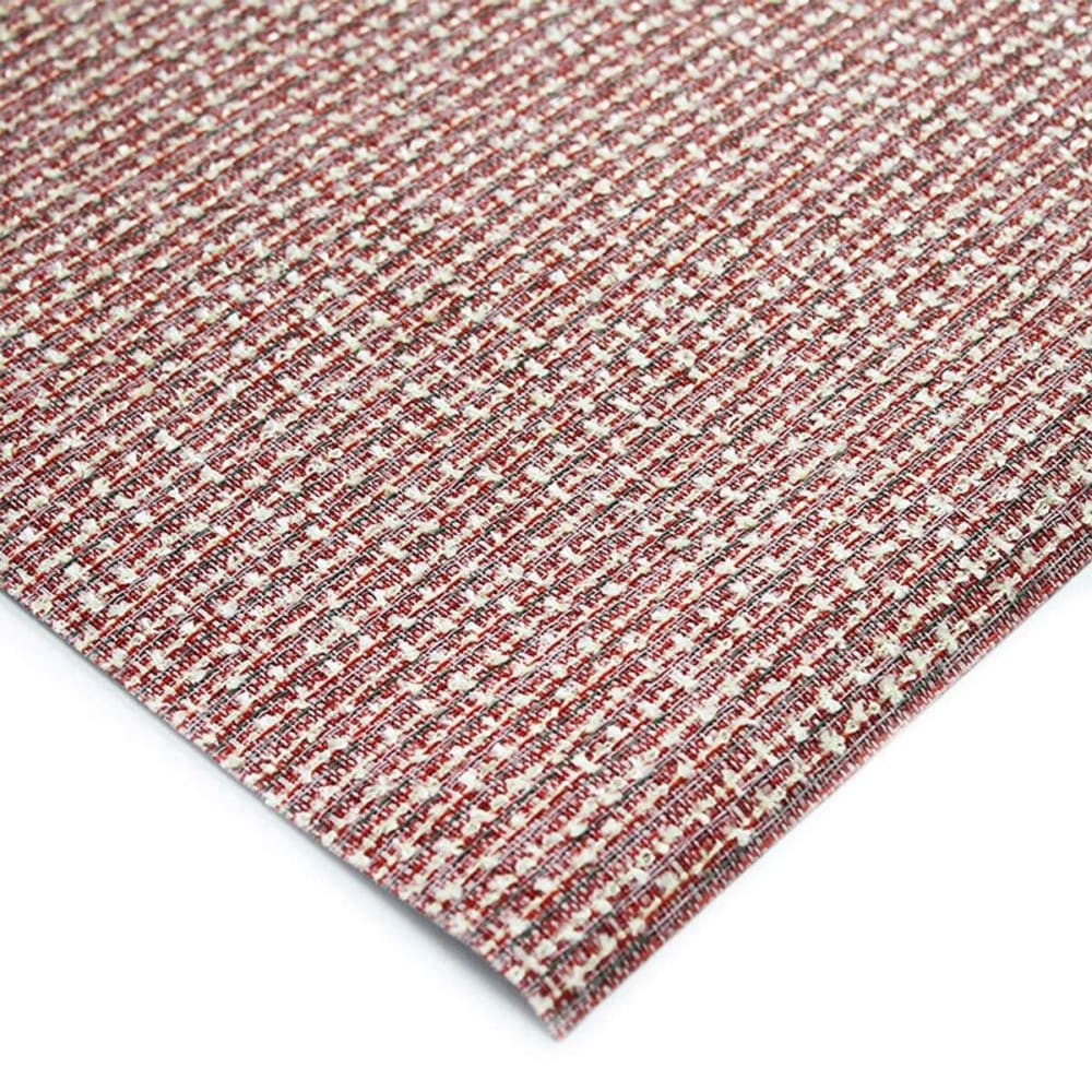 Tapis effet tweed pour intérieur et extérieur rouge 160x230 — vue 4
