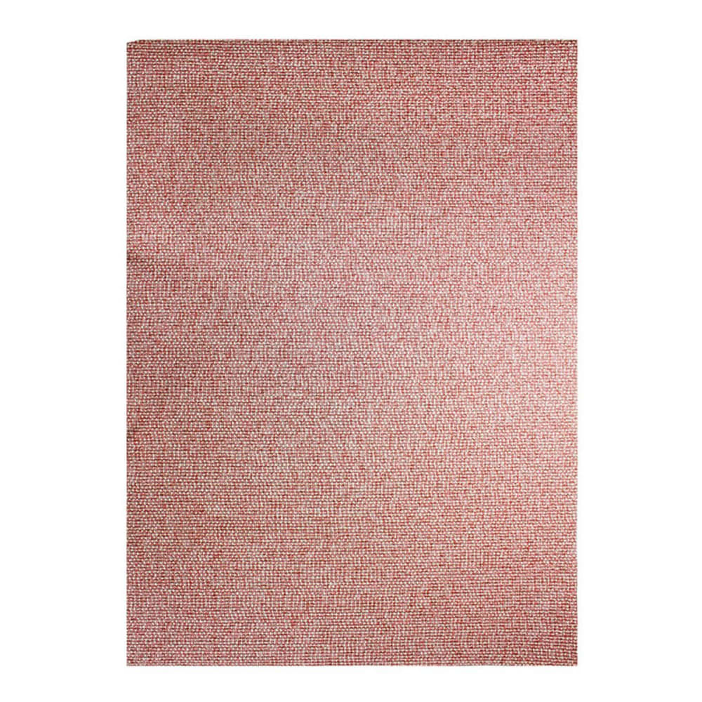 Tapis effet tweed  rouge 120x170
