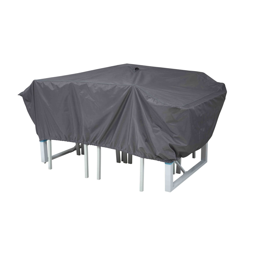 Funda para muebles de jardín 180 x 110 x 60 cm gris