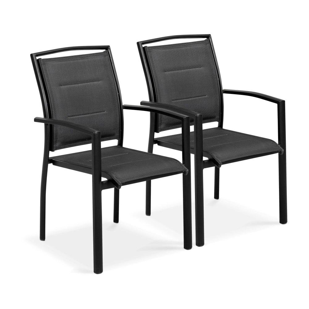 Lot de 2 fauteuils noir