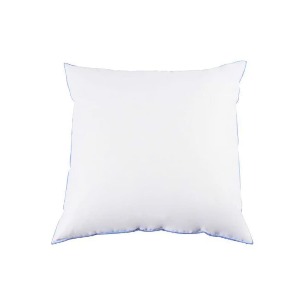 Oreiller moelleux duvet antiallergènes enveloppe coton blanc 60x60 cm - Maisons du Monde