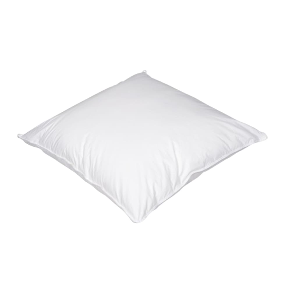 Oreiller moelleux enveloppe percale blanc 60x60 cm