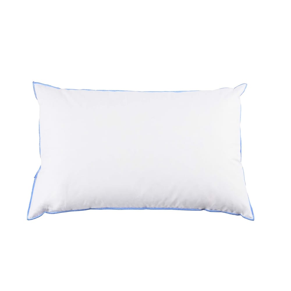 Oreiller moelleux/ferme duvet antiallergènes coton blanc 45x70 cm