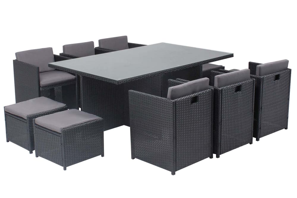 Table et chaises 10 places - encastrables
