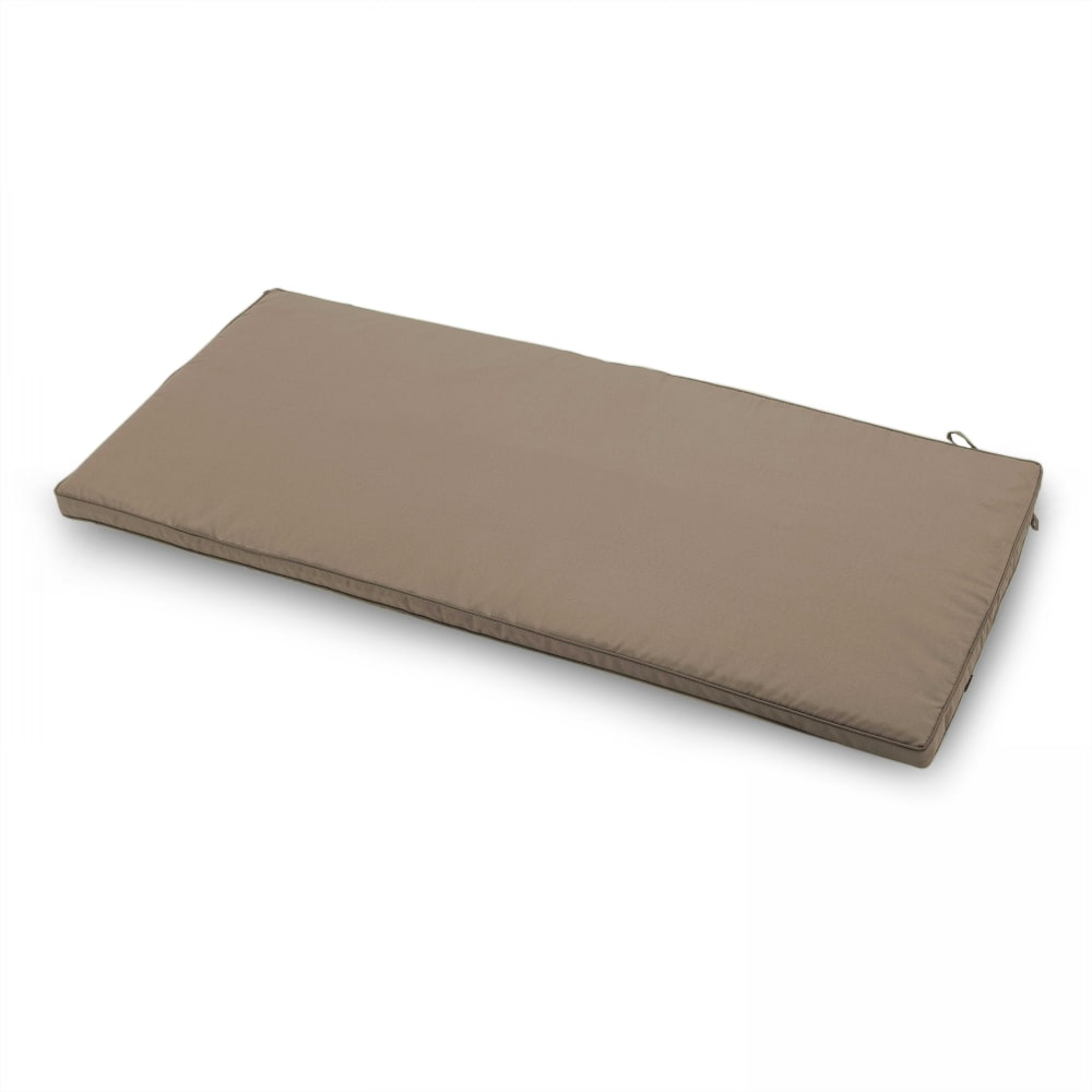 Coussin d'assise pour banc de jardin 114x51,5cm beige