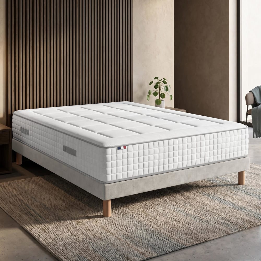 Matelas ressorts ensachés soutien ferme et équilibré 140x190 Matelas ressorts ensachés soutien ferme et équilibré 140x190