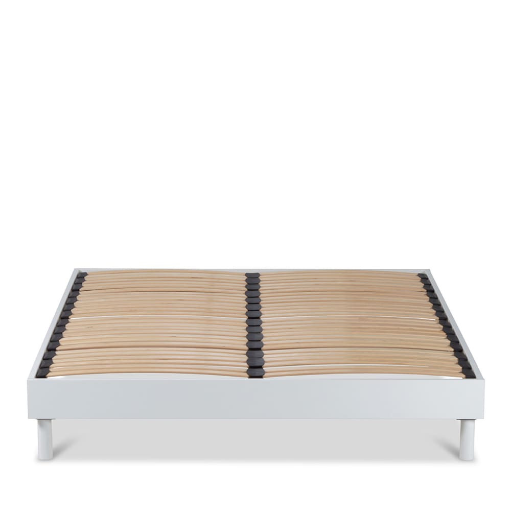 Sommier en kit lattes blanc 140x190 Sommier en kit lattes blanc 140x190