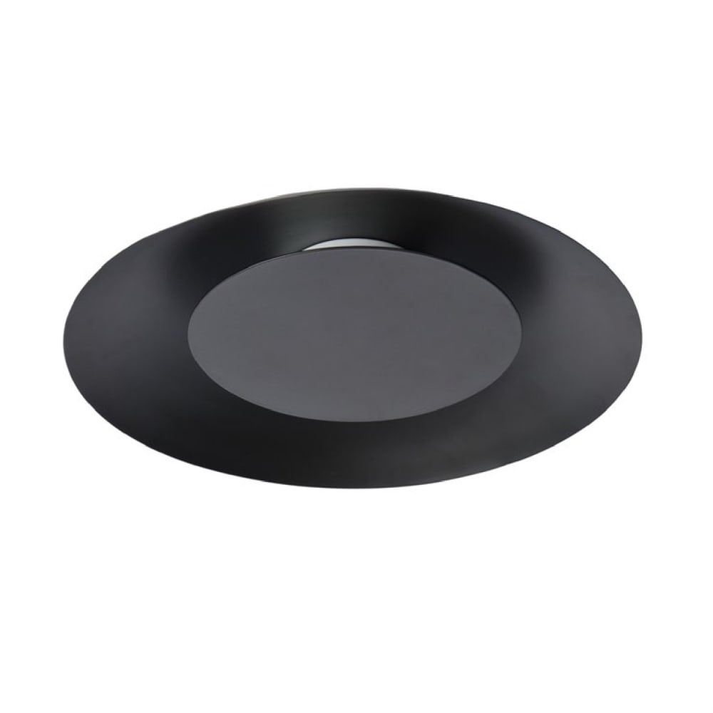 plafon led redondo en metal negro diam345cm