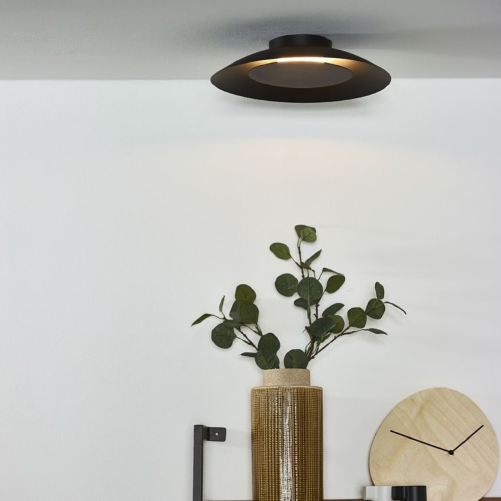 Plafonnier LED rond en métal D34.5cm - Maisons du Monde