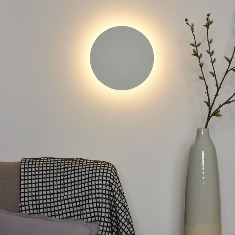 Wandleuchte aus Aluminium mit 1 integrierten LED, weiß - Maisons