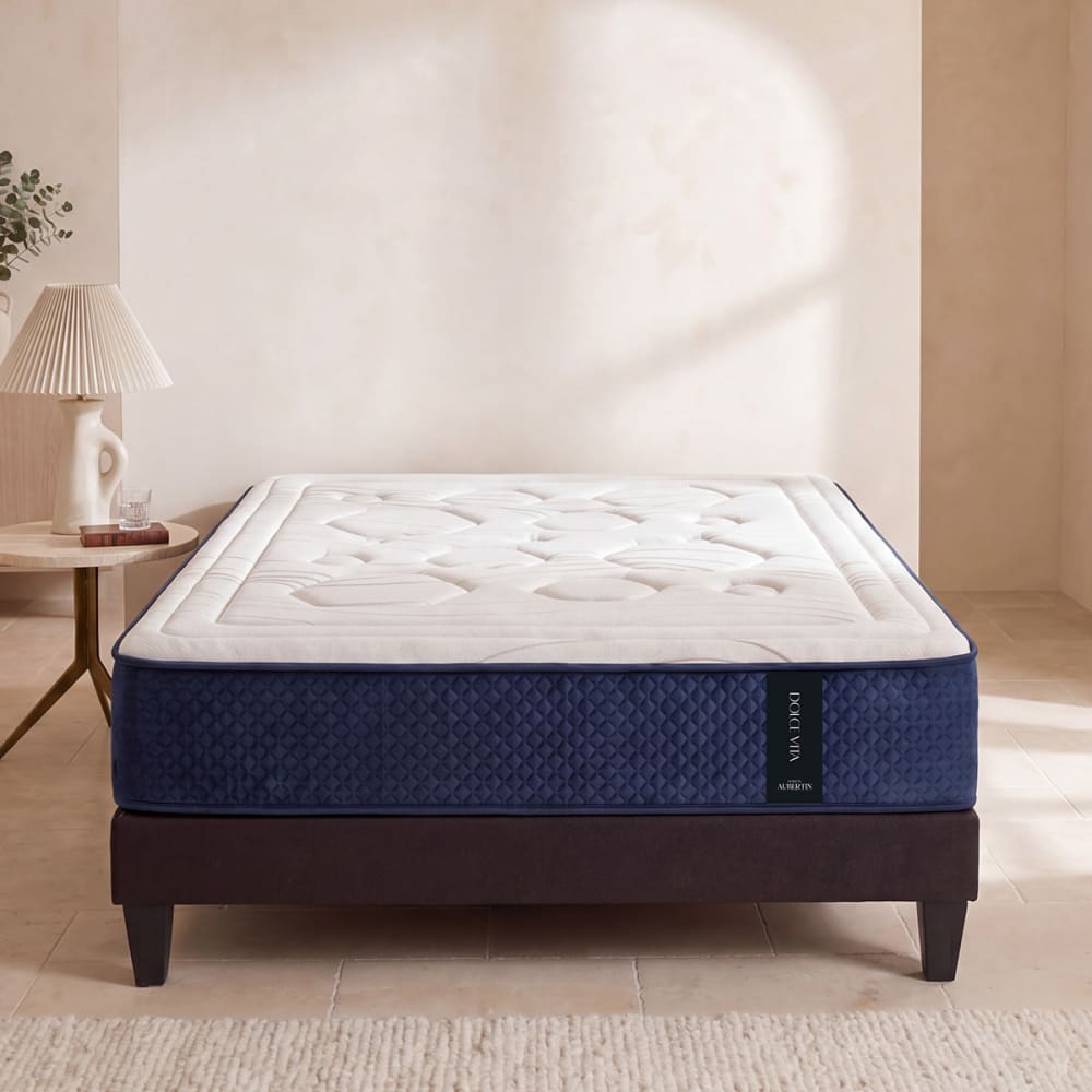 Ensemble matelas ressorts mémoire h28 sommier 90x190 - Maisons du Monde