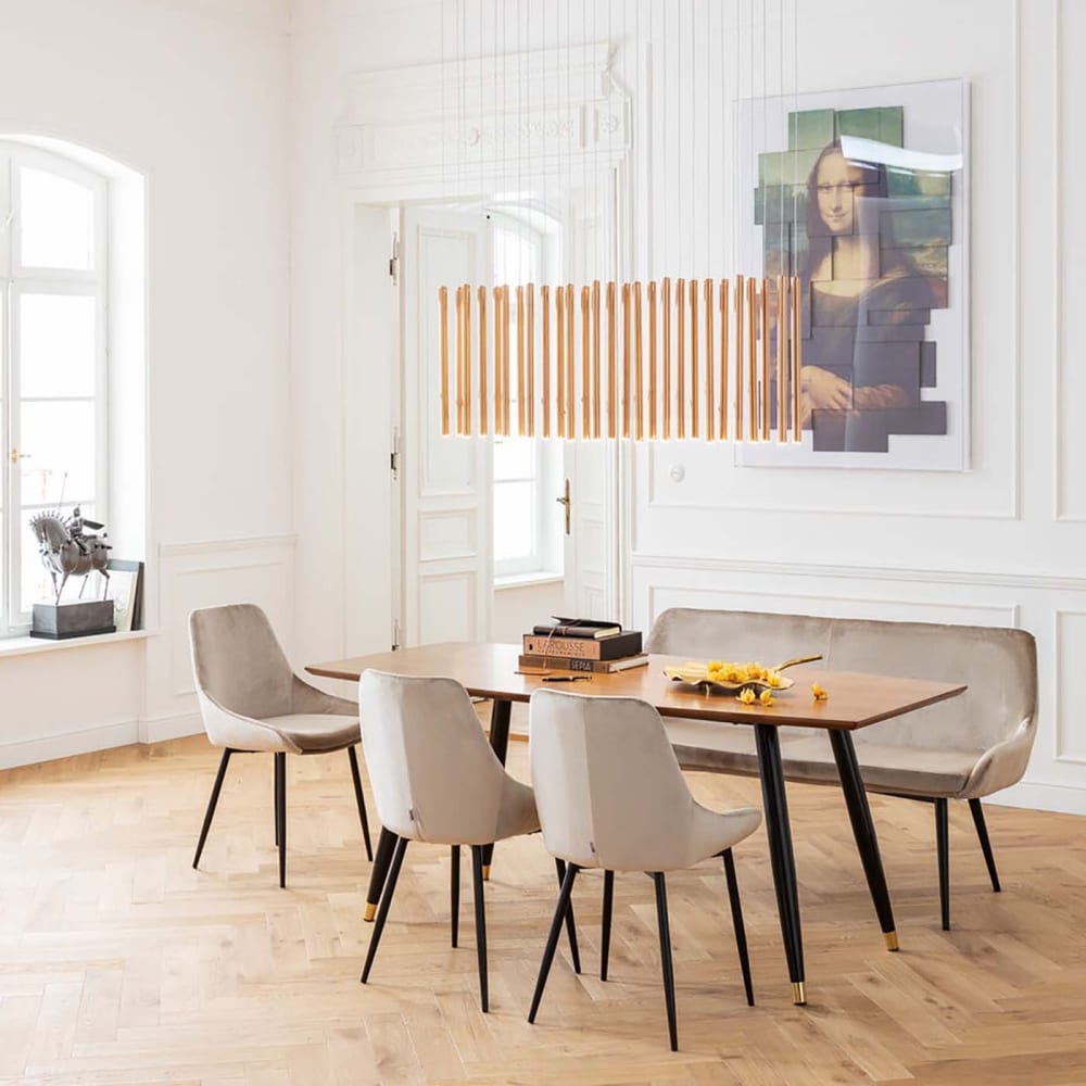 Silla terciopelo crema - Maisons du Monde