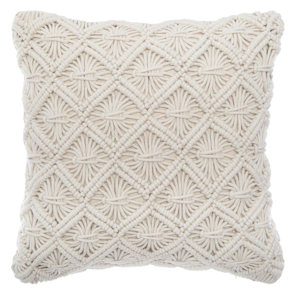 Coussin Macramé Été 40x40 cm