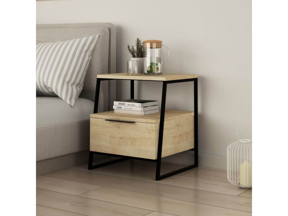PONTIS - Table de chevet Chêne - Maisons du Monde