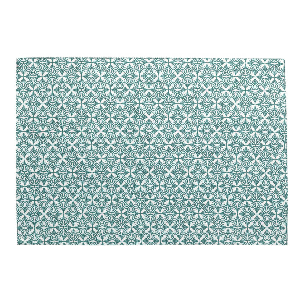 Set de table  en coton paon 33 x 48 cm