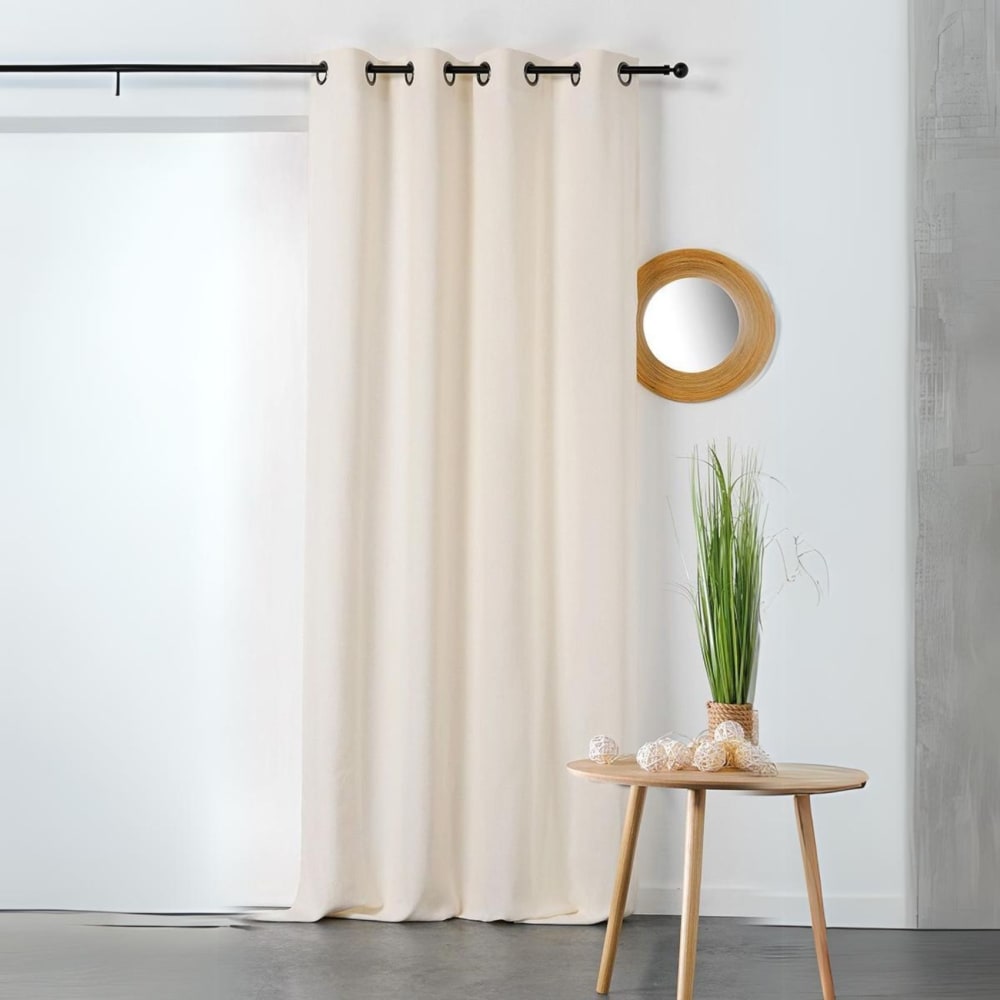 Cortinas de algodón y cáñamo