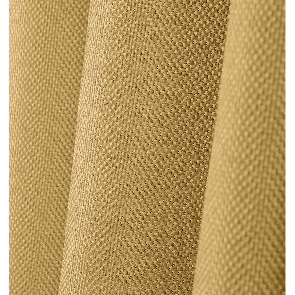 Rideau occultant uni tramé polyester jaune moutarde 140x260 cm - Maisons du Monde
