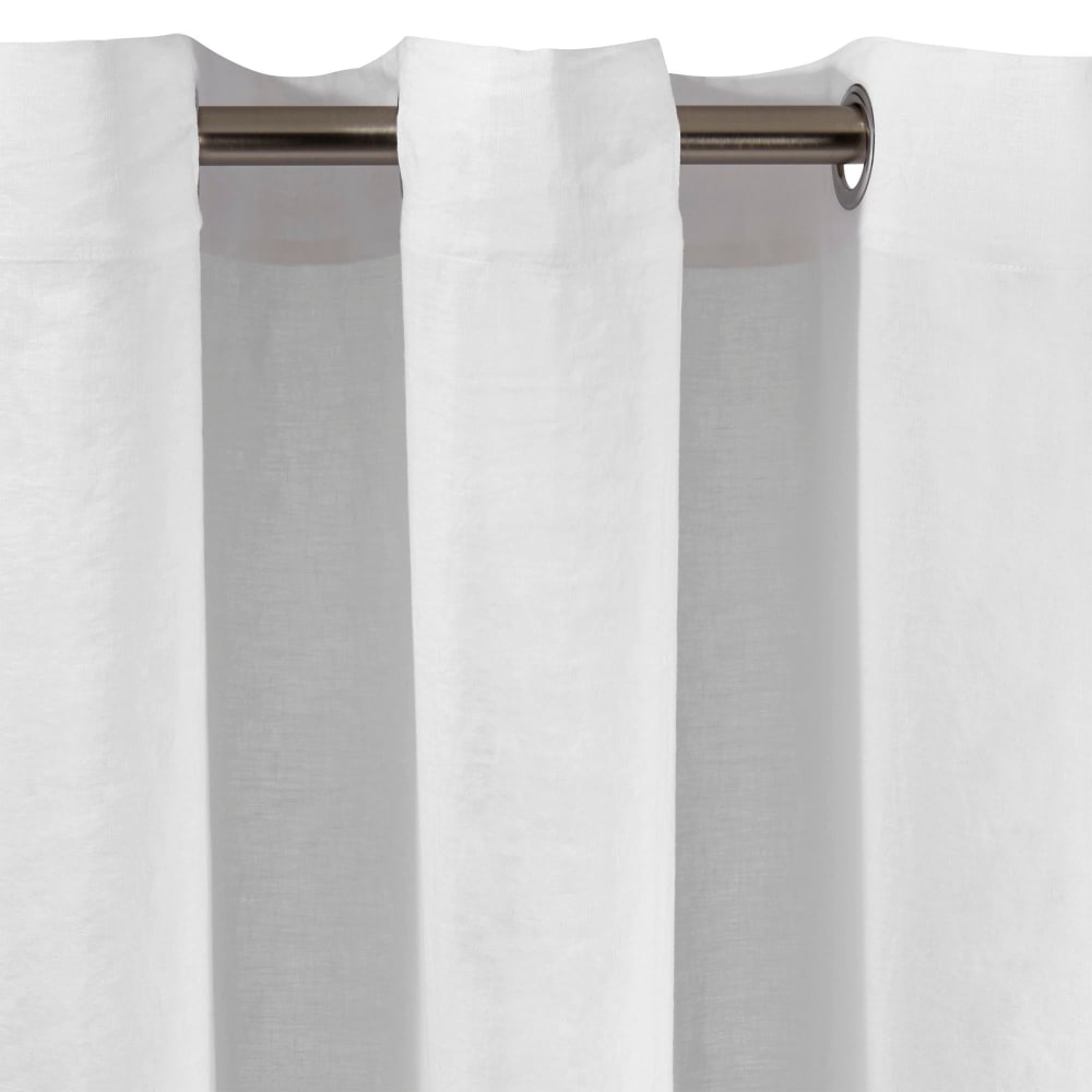 Tenda a occhielli CARLINA BIANCO 144x280 cm - Madura