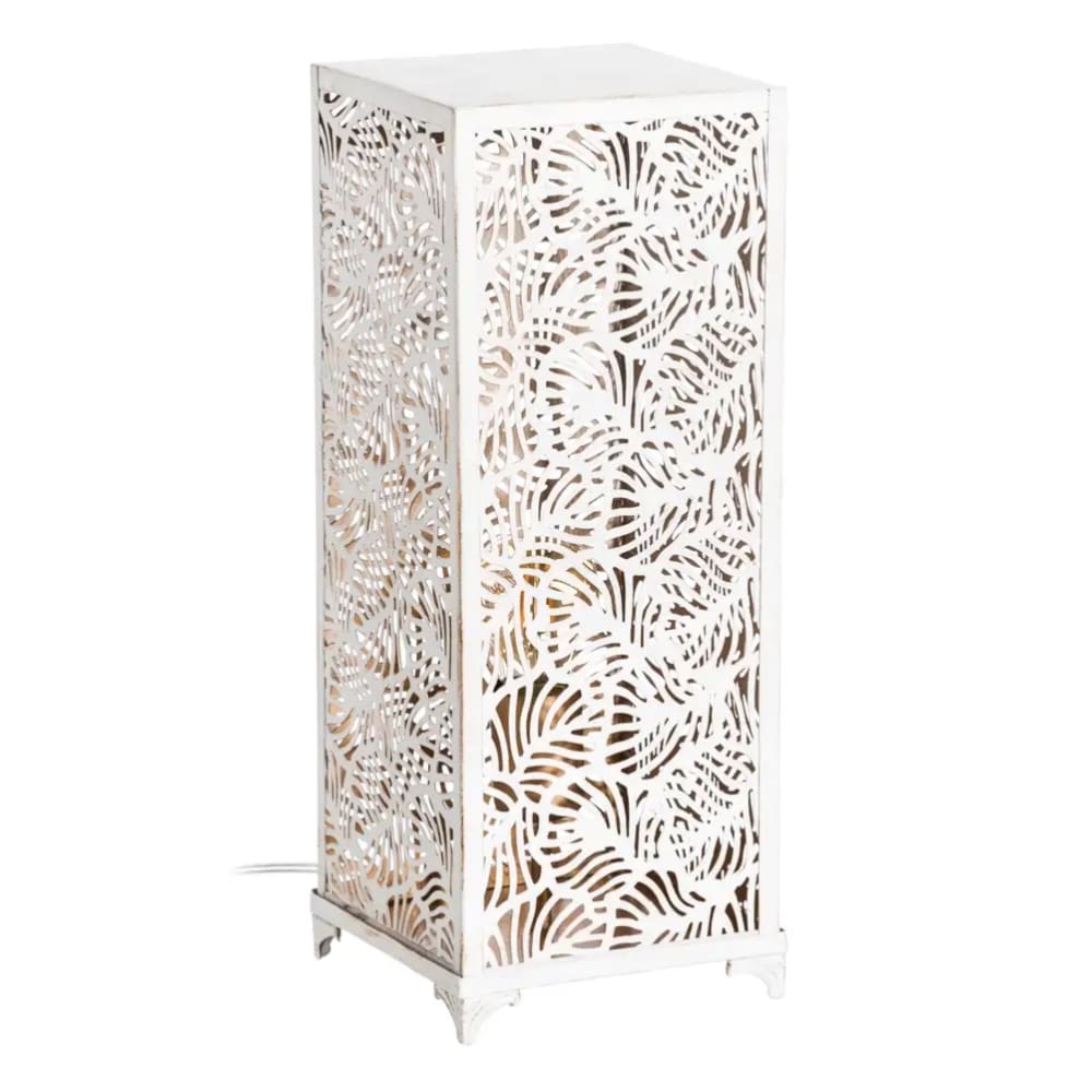 CBKREATION Lampe à poser en métal Métal Hauteur 42 cm x largeur 16.5 cm x Profondeur 16.5 cm Livrée sans ampoule Fonctionne sur secteur