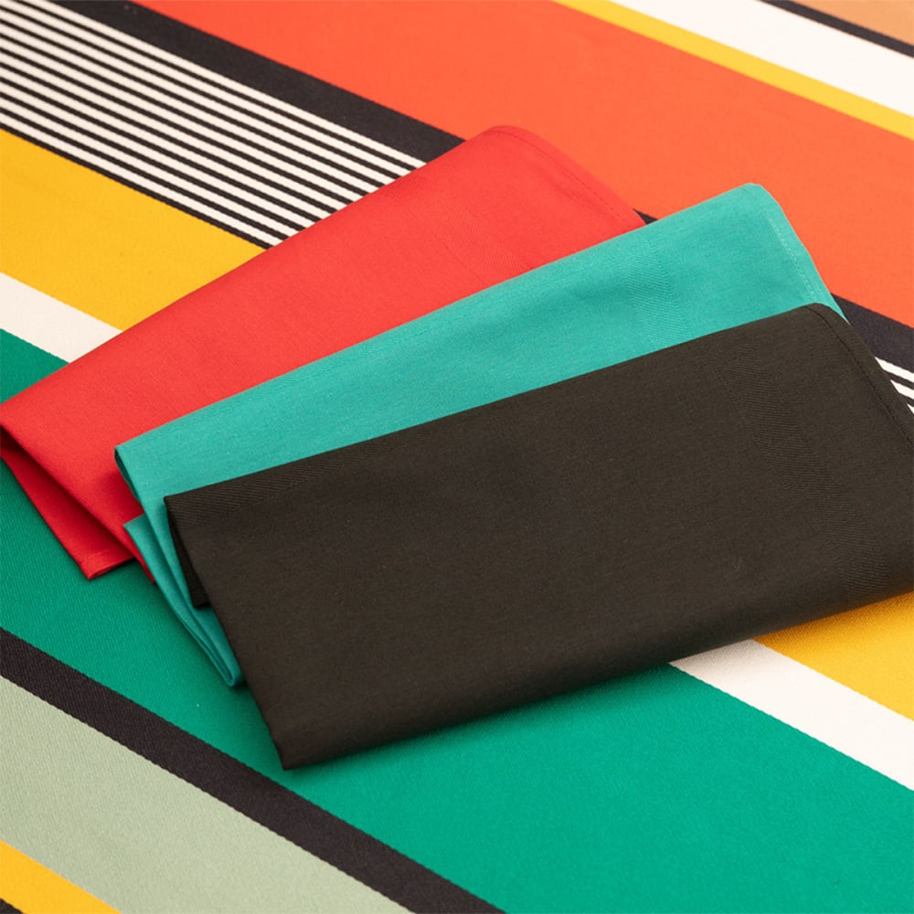 Serviette de table coton Rouge 45x45 cm - Maisons du Monde