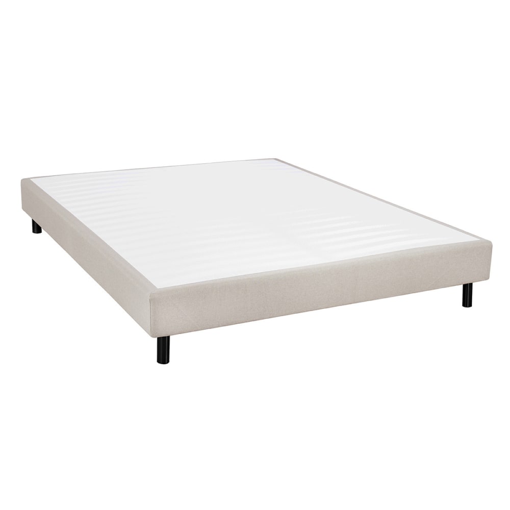 Sommier tapissier démontable gris 160x200