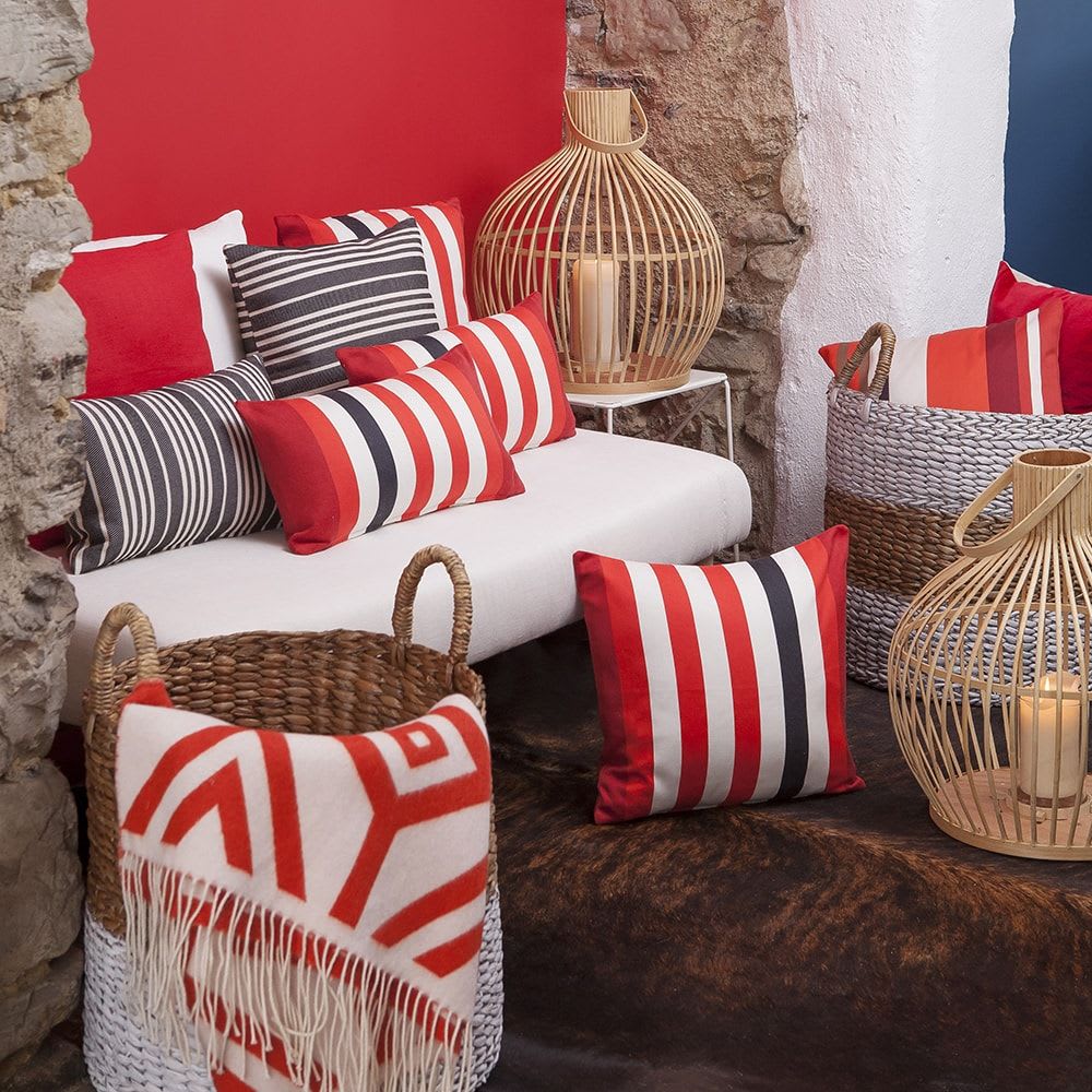 Housse de coussin coton Rouge 40x40 cm - Maisons du Monde