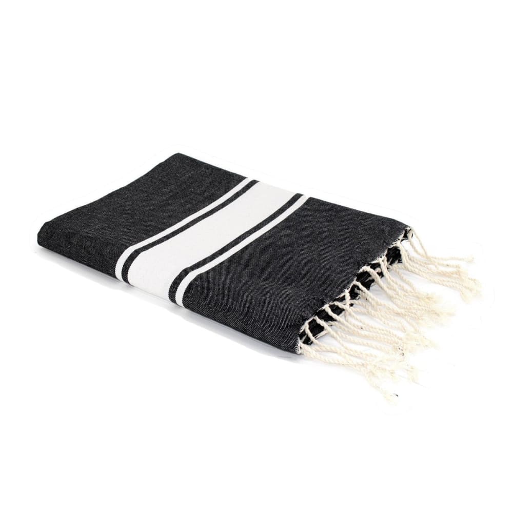 Fouta coton 100x200 noir