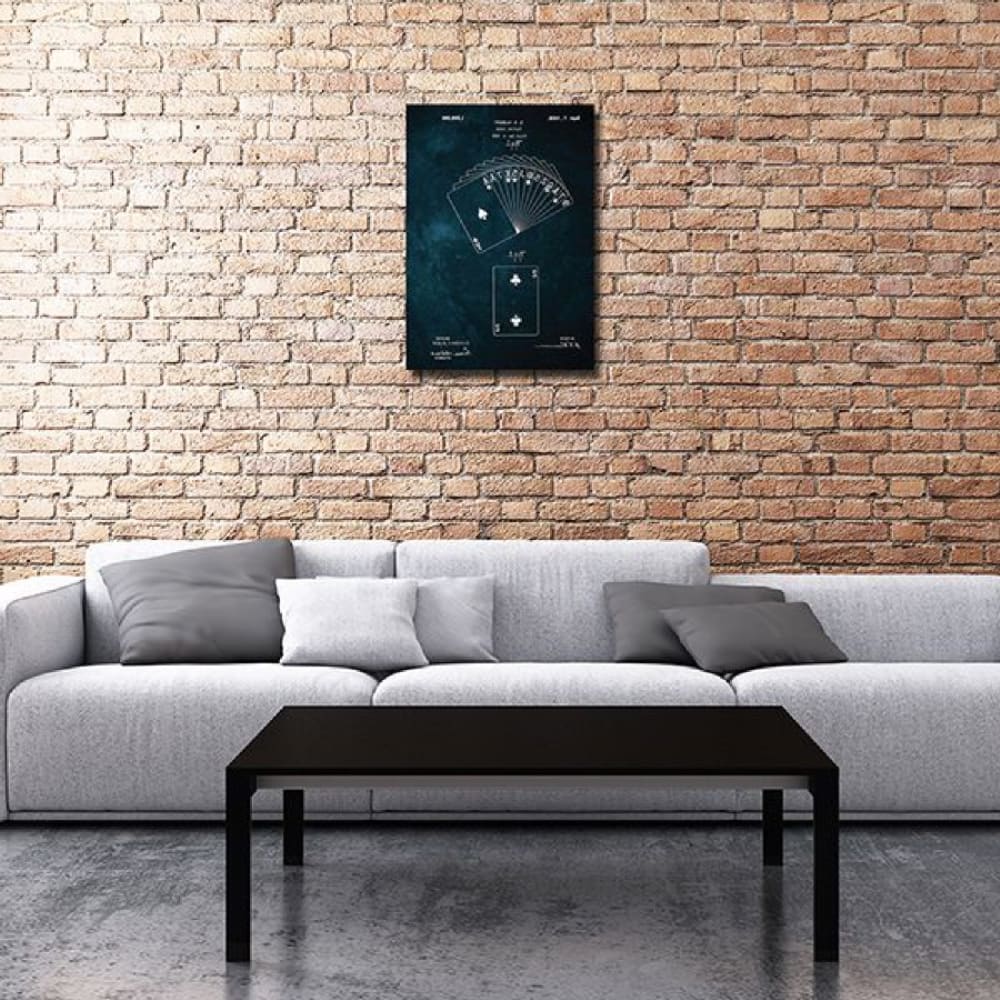 Tableau métal brevet cartes 32X45 - Maisons du Monde