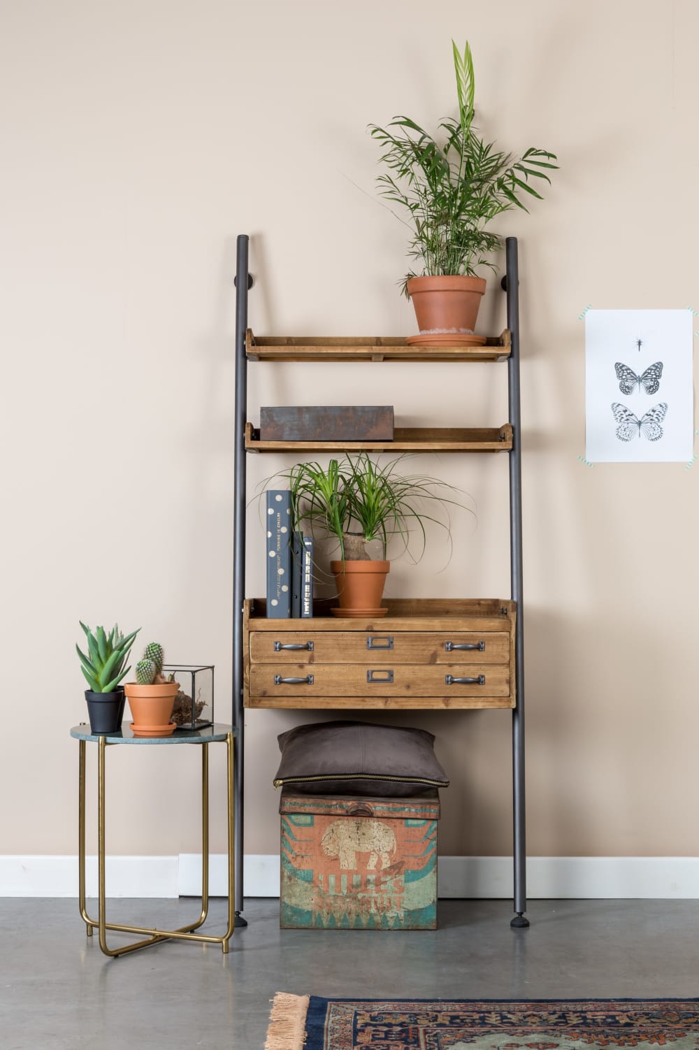 Scaffale in legno marrone - White label