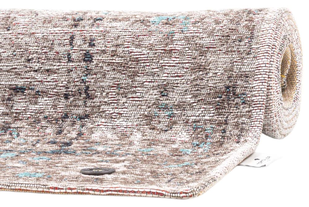 Tapis d'orient vintage tissé plat gris 155x235 cm — vue 4