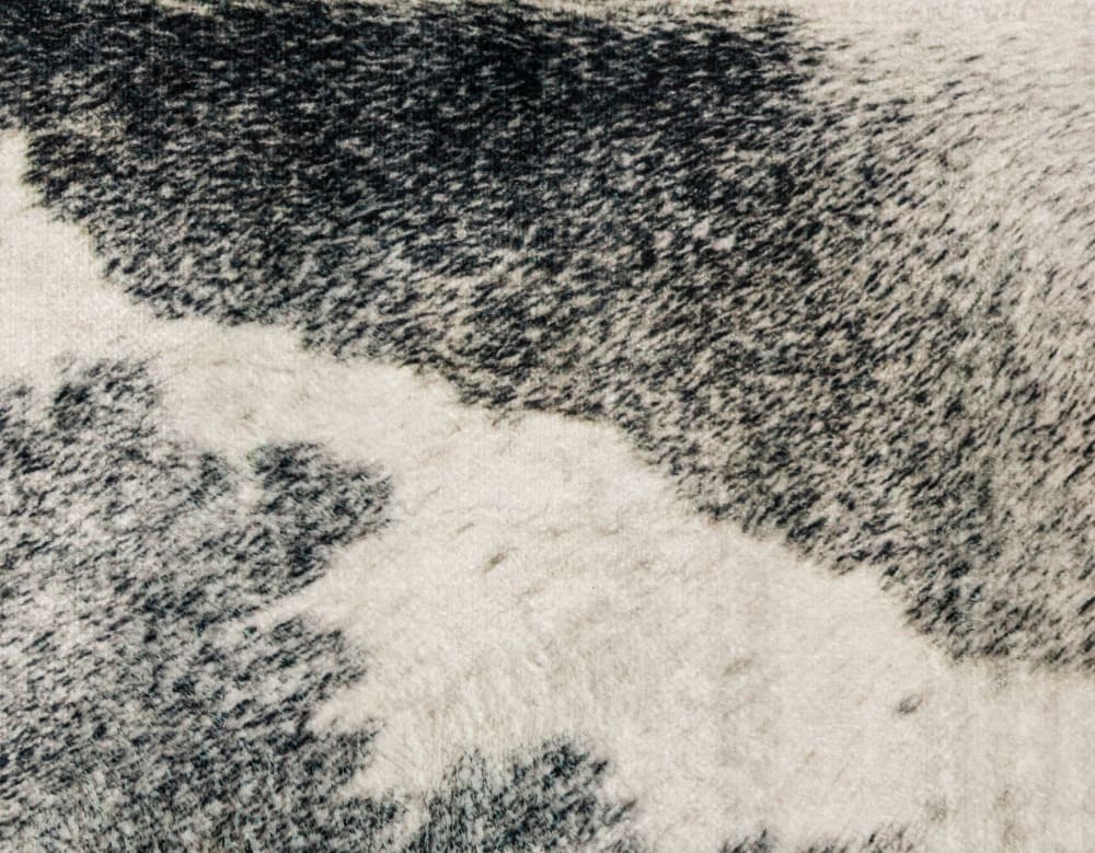 Tapis en peau de vache artificielle blanc 150x190 — vue 4