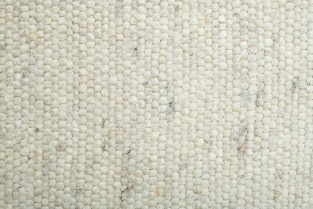 Tapis tissé à la main en laine naturelle naturel 90x160 — vue 4