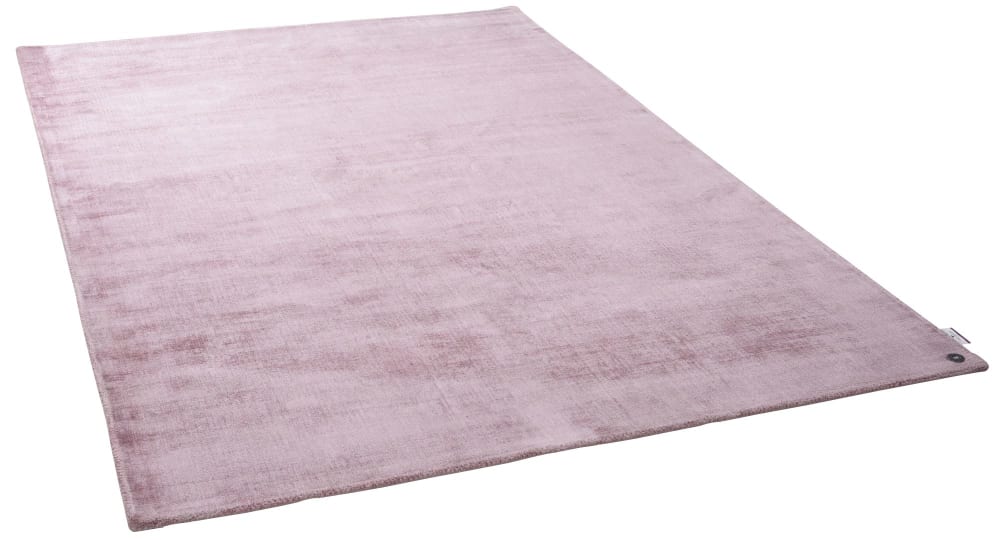 Tapis élégant avec un doux brillant en viscose rose 65x135 — vue 4