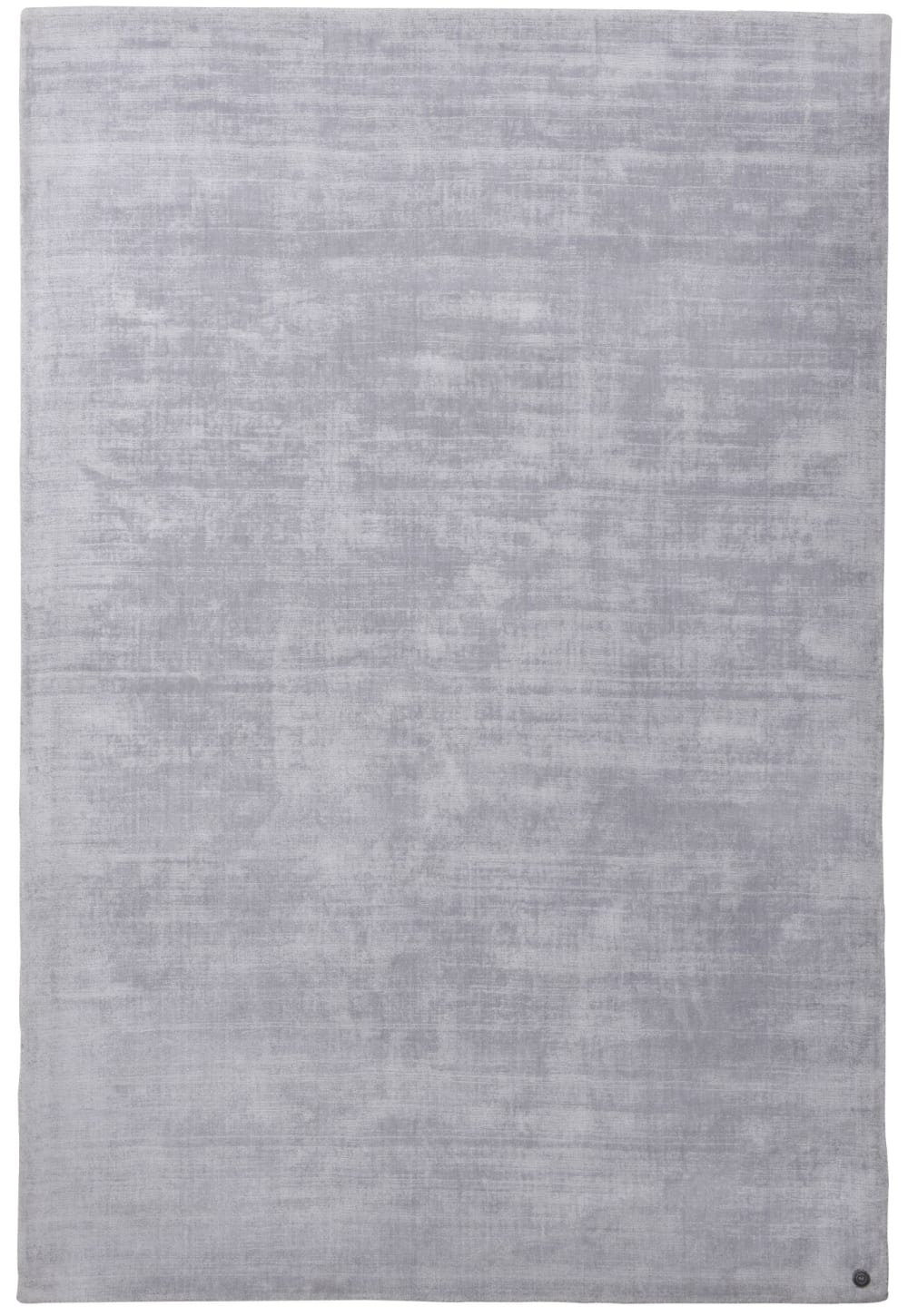 Alfombra de viscosa tejida a mano - plata - 160x230 cm
