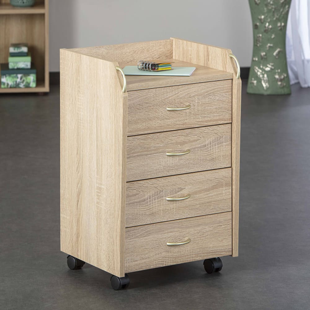 Caisson de bureau 4 tiroirs - Maisons du Monde