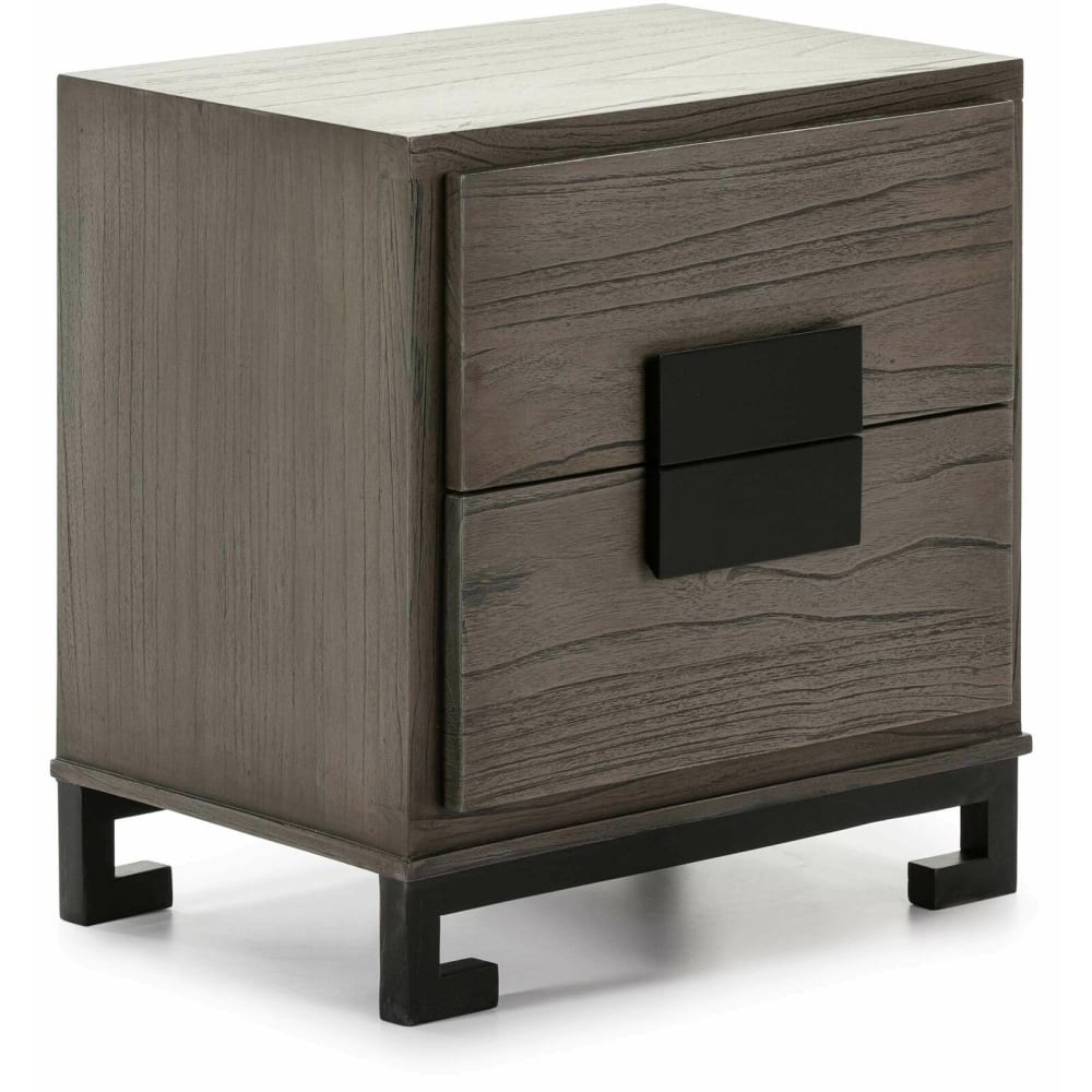 Table de chevet rectangulaire en bois Argovejo