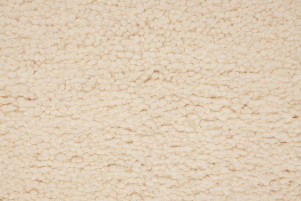 Tapis berbère marocain noué main en laine - Blanc 70x140 cm — vue 4