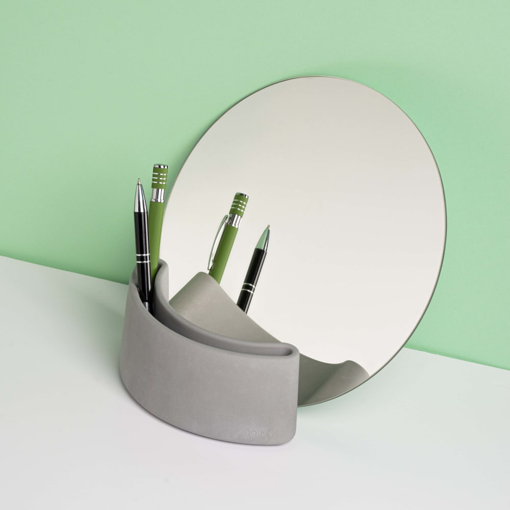 Pot à crayons en béton — vue 4