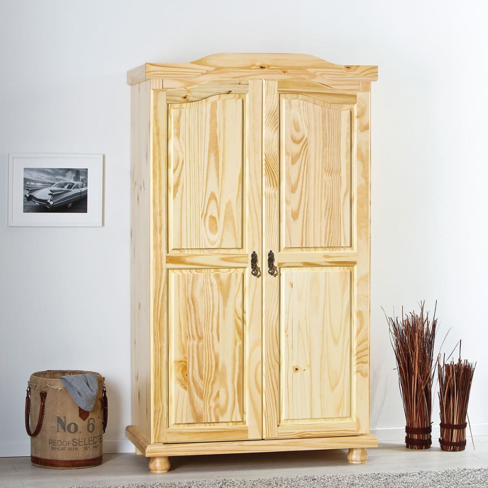 Armoire 2 portes en pin massif - Maisons du Monde