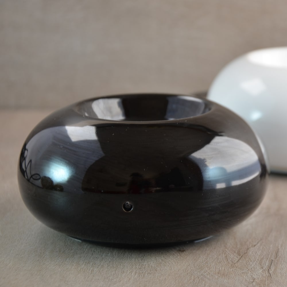 ZEN AROME Diffuseur d'huiles essentielles par chaleur douce Cosy noir