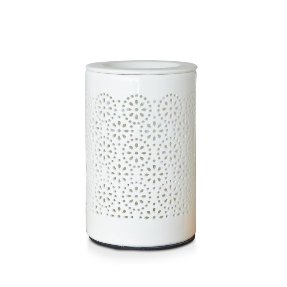 Diffuseur par Chaleur Douce Motif biscuit en Céramique blanc -H15 Diffuseur par Chaleur Douce Motif biscuit en Céramique blanc -H15
