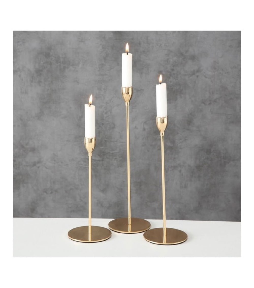 Set de 3 chandeliers de table doré - Maisons du Monde