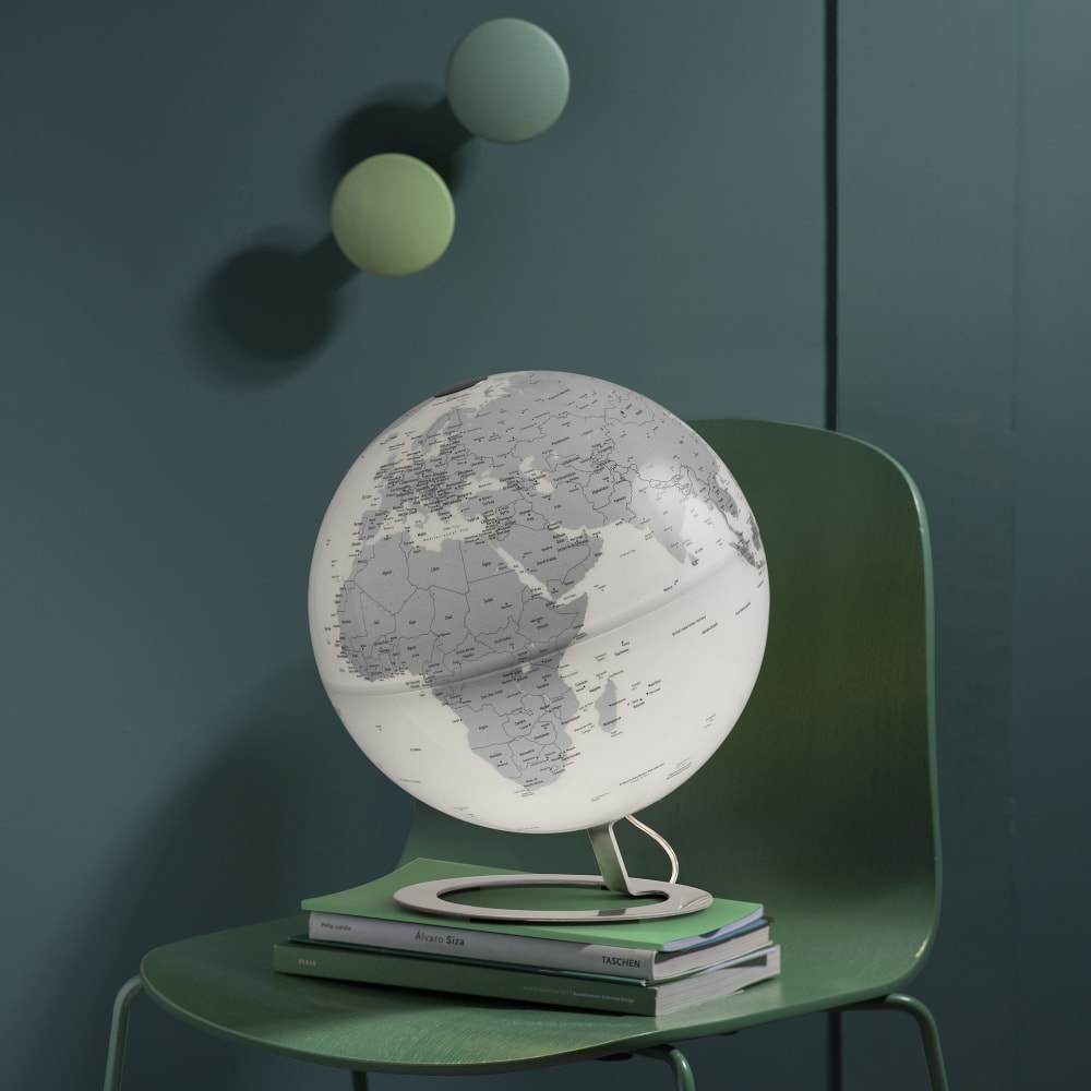 IGLOBE CHROME - Modello Contemporaneo - Argentato - PVC - Cloruro di polivinile