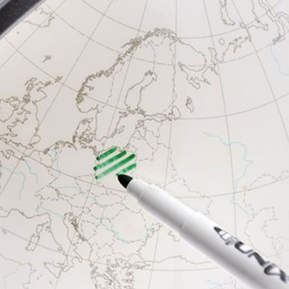 Globe terrestre 30 cm cartographie muette - Maisons du Monde